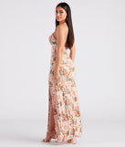 Getaway Bound Tropical Cowl Neck Maxi Dress creates the perfect summer wedding guest dress or cocktail party dresss with stylish details in the latest trends for 2023!