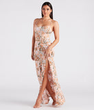 Getaway Bound Tropical Cowl Neck Maxi Dress creates the perfect summer wedding guest dress or cocktail party dresss with stylish details in the latest trends for 2023!