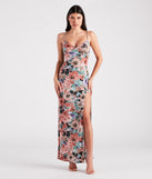 Paint Me In Floral V-Neck Maxi Dress creates the perfect summer wedding guest dress or cocktail party dresss with stylish details in the latest trends for 2023!