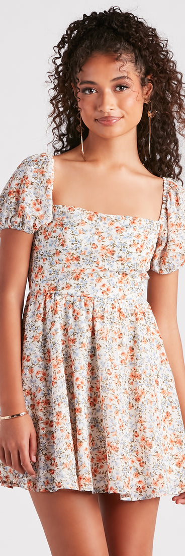 Always Charming Floral Eyelet Lace Dress is a trendy pick to create 2023 concert outfits, festival dresses, outfits for raves, or to complete your best party outfits or clubwear!