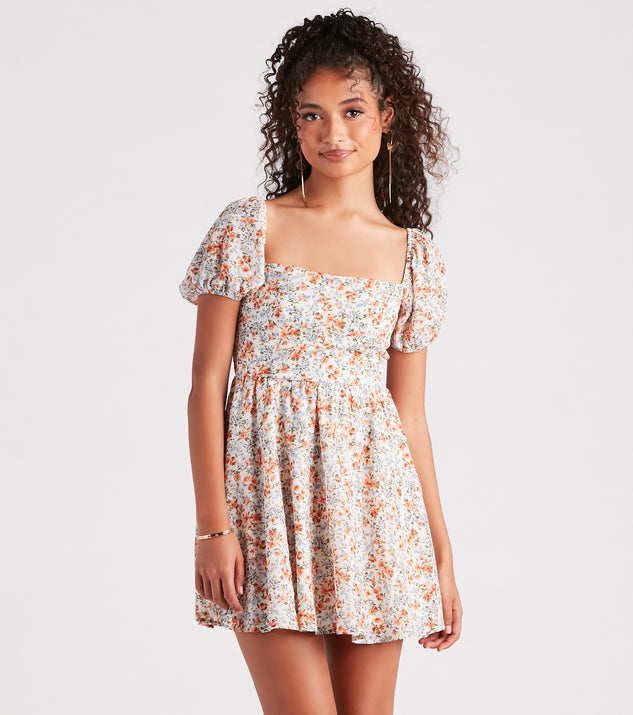 Always Charming Floral Eyelet Lace Dress is a trendy pick to create 2023 concert outfits, festival dresses, outfits for raves, or to complete your best party outfits or clubwear!