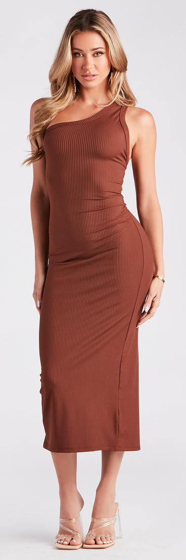 Flirt With Confidence Strappy Back Midi Dress