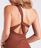 Flirt With Confidence Strappy Back Midi Dress