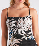 Vacay Mode Tropical V-Neck Midi Dress creates the perfect summer wedding guest dress or cocktail party dresss with stylish details in the latest trends for 2023!