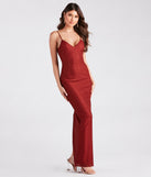 Instant Style Textured V-Neck Maxi Dress is a gorgeous pick as your 2023 Homecoming dress or formal gown for wedding guest, fall bridesmaid, or military ball attire!
