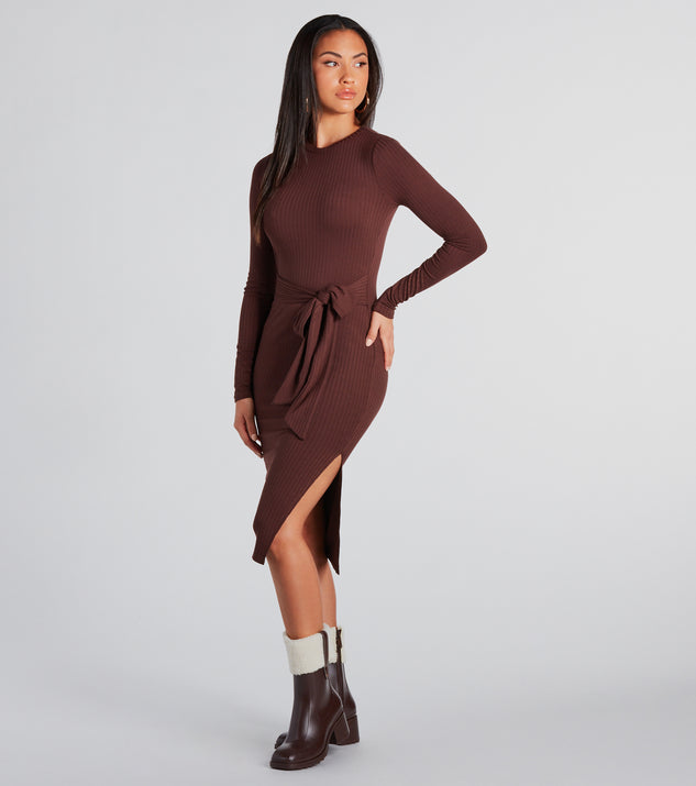 【FRAME】Cutout ribbed-knit midi dress ミニドレス FRAME Cutout ribbed-knit midi dress | THE OUTNET