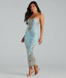 Saint Tropez Chic Floral Mesh Maxi Dress creates the perfect spring or summer wedding guest dress or cocktail attire with chic styles in the latest trends for 2024!