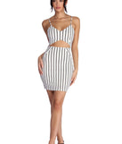 Striped And Stylish Mini Dress