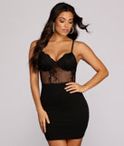 You’ll make a statement in Lace Sweetheart Mini Dress as an NYE club dress, a tight dress for holiday parties, sexy clubwear, or a sultry bodycon dress for that fitted silhouette.