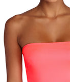 Glow Up Neon Strapless Mini Dress is a trendy pick to create 2023 festival outfits, festival dresses, outfits for concerts or raves, and complete your best party outfits!