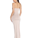 Luxe Ruched Maxi Dress is a stunning choice for a bridesmaid dress or maid of honor dress, and to feel beautiful at Homecoming 2023, fall or winter weddings, formals, & military balls!