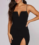 Only You V Cut Mini Dress
