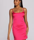 Sassy In Satin Mini Dress helps create the best bachelorette party outfit or the bride's sultry bachelorette dress for a look that slays!