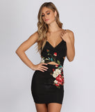 Stunner In Floral Mini Dress is the perfect Homecoming look pick with on-trend details to make the 2023 HOCO dance your most memorable event yet!