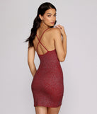 Sparkle Motion Glitter Mini Dress is the perfect Homecoming look pick with on-trend details to make the 2023 HOCO dance your most memorable event yet!