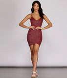 Sparkle Motion Glitter Mini Dress is the perfect Homecoming look pick with on-trend details to make the 2023 HOCO dance your most memorable event yet!