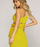 Don't Waist My Tie Mini Dress