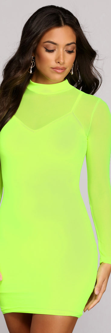 You’ll make a statement in Mesmerizing Mini Mesh Dress as an NYE club dress, a tight dress for holiday parties, sexy clubwear, or a sultry bodycon dress for that fitted silhouette.