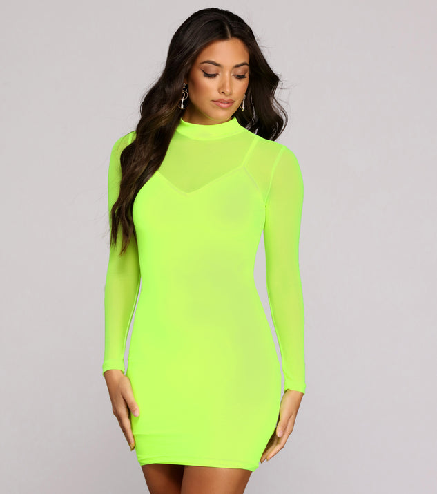 You’ll make a statement in Mesmerizing Mini Mesh Dress as an NYE club dress, a tight dress for holiday parties, sexy clubwear, or a sultry bodycon dress for that fitted silhouette.