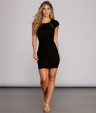 Glitter Mama Mini Dress