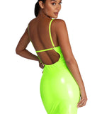 Effortlessly Electric Neon Mini Dress