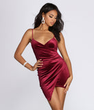 Wrapped In Velvet Mini Dress is the perfect Homecoming look pick with on-trend details to make the 2023 HOCO dance your most memorable event yet!