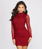Best Dressed In Mesh Mini Dress creates the perfect New Year’s Eve Outfit or new years dress with stylish details in the latest trends to ring in 2023!