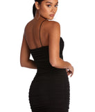 Ruched And Ready Mini Dress