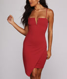 Straight To The Point Mini Dress creates the perfect spring wedding guest dress or cocktail attire with stylish details in the latest trends for 2023!