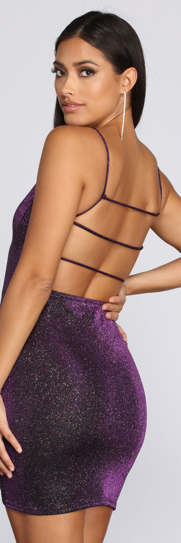 You’ll make a statement in Let's Dance Glitter Knit Dress as an NYE club dress, a tight dress for holiday parties, sexy clubwear, or a sultry bodycon dress for that fitted silhouette.