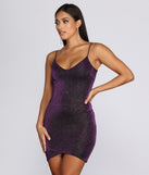 Let's Dance Glitter Knit Dress