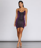 Let's Dance Glitter Knit Dress