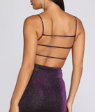 Let's Dance Glitter Knit Dress