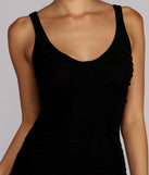 Ruched Desire Sleeveless Mini Dress