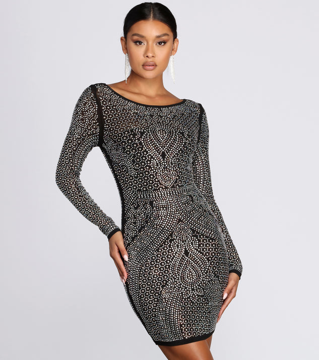 On One Studded Mini Dress is the perfect Homecoming look pick with on-trend details to make the 2023 HOCO dance your most memorable event yet!