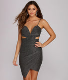 You’ll make a statement in Glitter And Glam Cut Out Dress as an NYE club dress, a tight dress for holiday parties, sexy clubwear, or a sultry bodycon dress for that fitted silhouette.