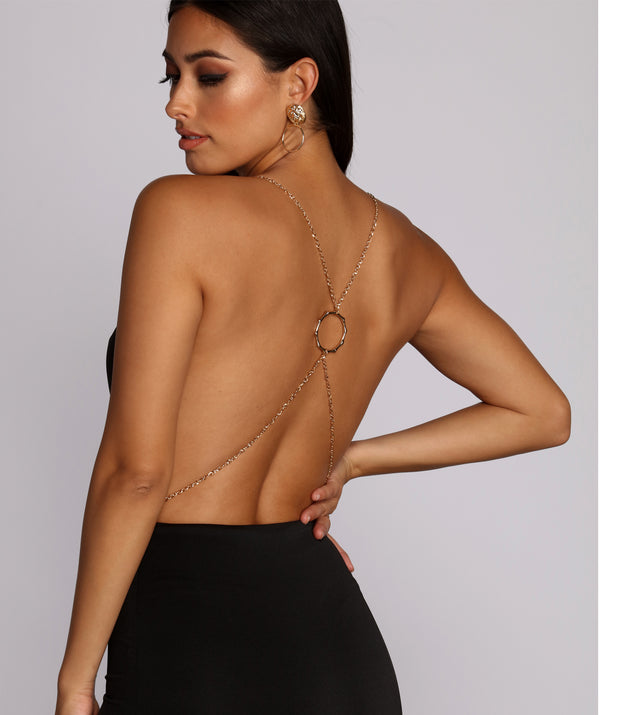 Gilded in Gold Chain Dress | Windsor Gilded in Gold Chain Dress | Windsor