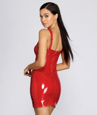 Bad Behavior Faux Leather Bodycon for 2022 festival outfits, festival dress, outfits for raves, concert outfits, and/or club outfits