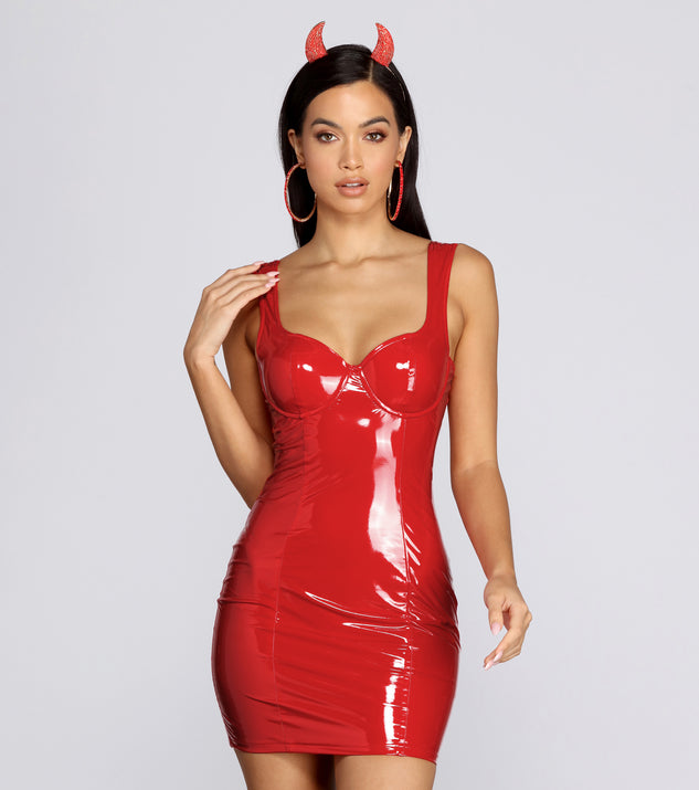 Bad Behavior Faux Leather Bodycon | Windsor Bad Behavior Faux Leather Bodycon | Windsor