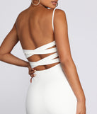 You’ll make a statement in Strappy Styles Midi Dress as an NYE club dress, a tight dress for holiday parties, sexy clubwear, or a sultry bodycon dress for that fitted silhouette.