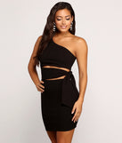 You’ll make a statement in A Cut Above Mini Dress as an NYE club dress, a tight dress for holiday parties, sexy clubwear, or a sultry bodycon dress for that fitted silhouette.