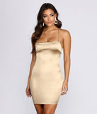 Golden Goddess Mini Dress is the perfect Homecoming look pick with on-trend details to make the 2023 HOCO dance your most memorable event yet!