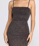 Party's Here Glitter Mini Dress