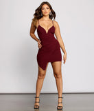 Pleat Me Tonight Asymmetrical Mini Dress is the perfect Homecoming look pick with on-trend details to make the 2023 HOCO dance your most memorable event yet!