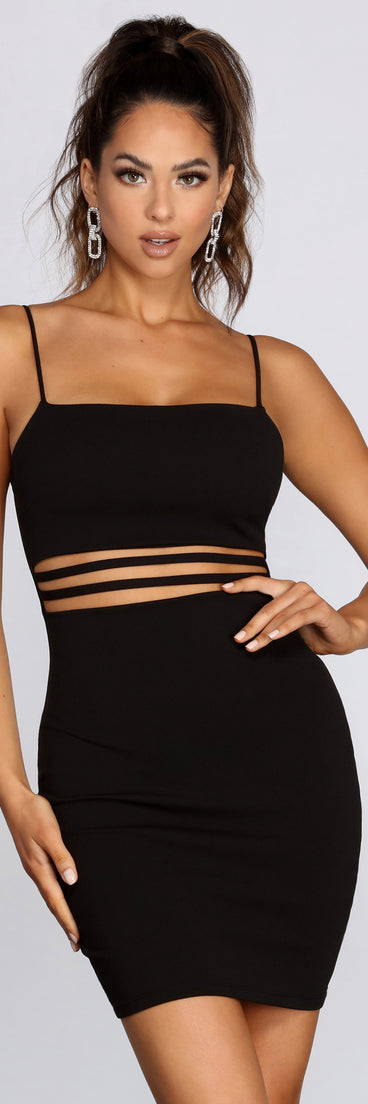 Cut Out The Drama Mini Dress is the perfect Homecoming look pick with on-trend details to make the 2023 HOCO dance your most memorable event yet!