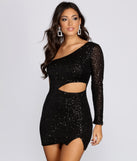 Sassy Sequin Babe Mini Dress helps create the best bachelorette party outfit or the bride's sultry bachelorette dress for a look that slays!
