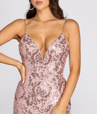Damask Sequin Deep V Mini Dress creates the perfect spring wedding guest dress or cocktail attire with stylish details in the latest trends for 2023!
