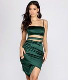 You’ll make a statement in Satin Waist Cut Out Mini Dress as an NYE club dress, a tight dress for holiday parties, sexy clubwear, or a sultry bodycon dress for that fitted silhouette.