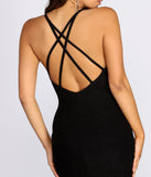 The Glow Up Glitter Mini Dress