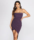 You’ll make a statement in Feeling Knit Asymmetrical Mini Dress as an NYE club dress, a tight dress for holiday parties, sexy clubwear, or a sultry bodycon dress for that fitted silhouette.